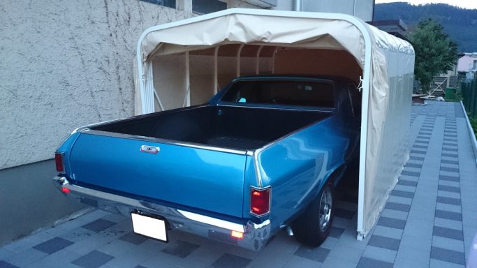 Klappgarage