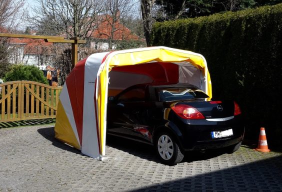 Klappgarage zweiseitig