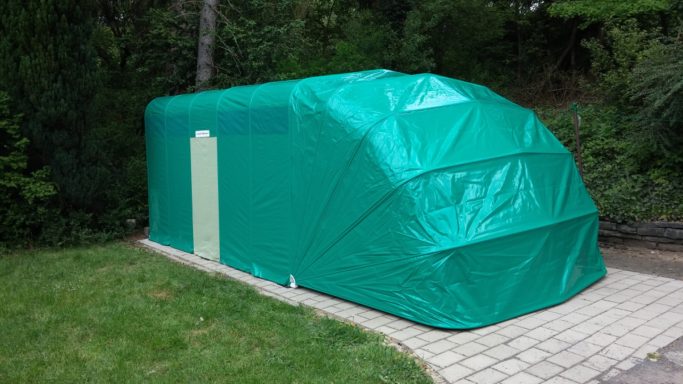 Klappgarage